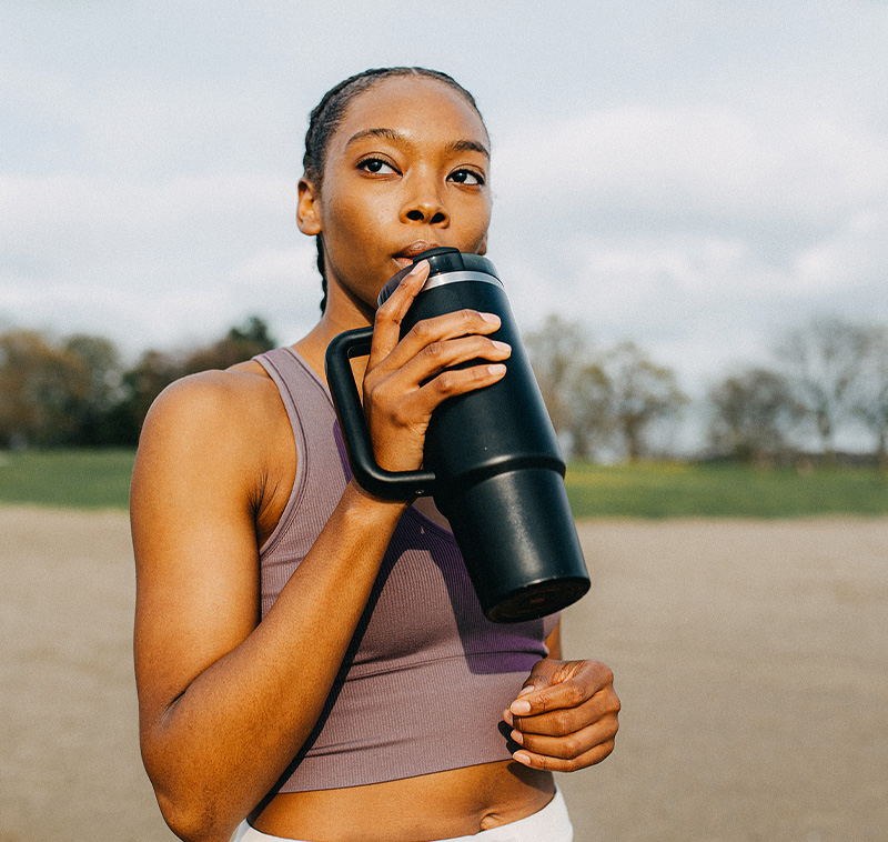 Taza de acero inoxidable para coche