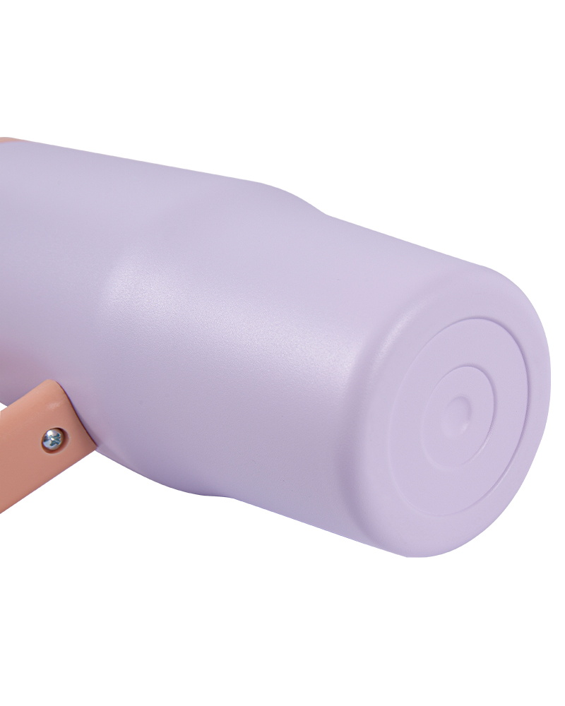 Taza de acero inoxidable para automóvil sin BPA Taza de acero inoxidable para automóvil sin MBPA con asa y empuñadura de goma antideslizante Taza con asa y empuñadura de goma antideslizante