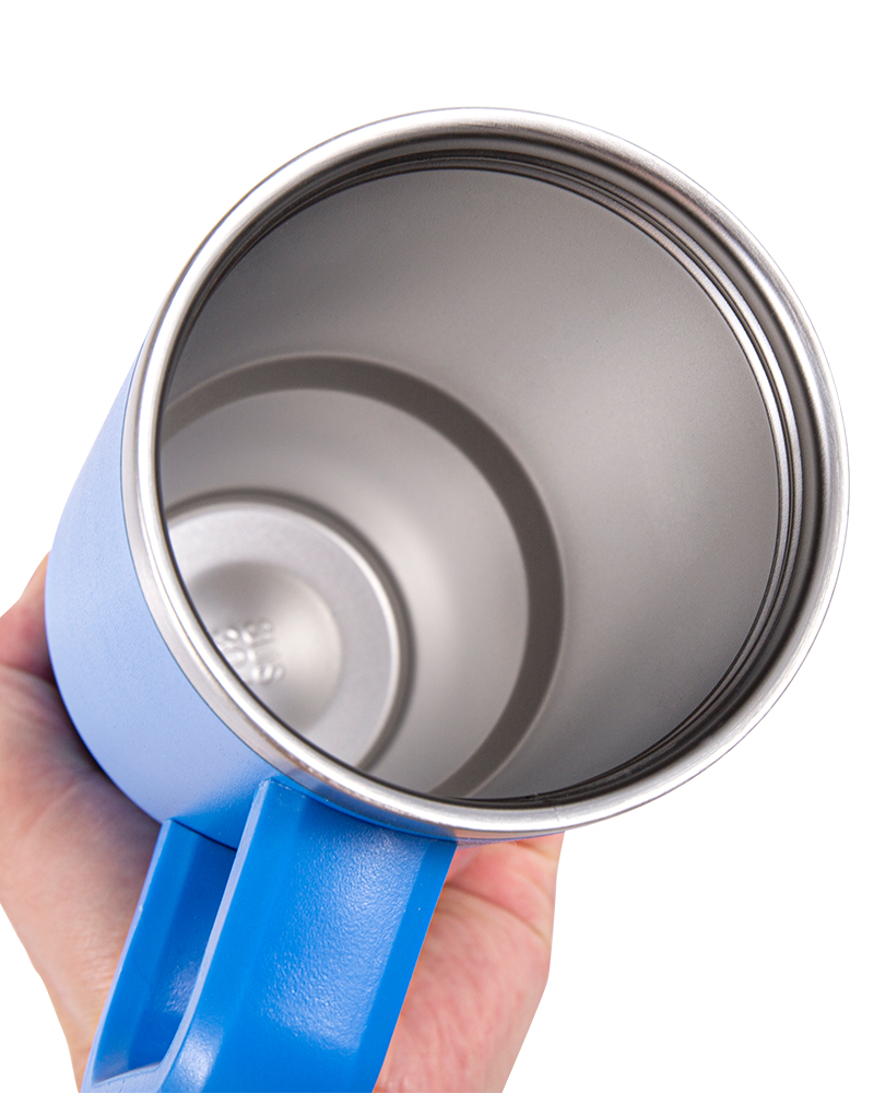 Taza para coche fría y caliente con aislamiento de acero inoxidable de colores y paja