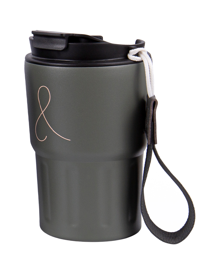 Taza de café con aislamiento directo de boca pequeña con logotipo personalizable