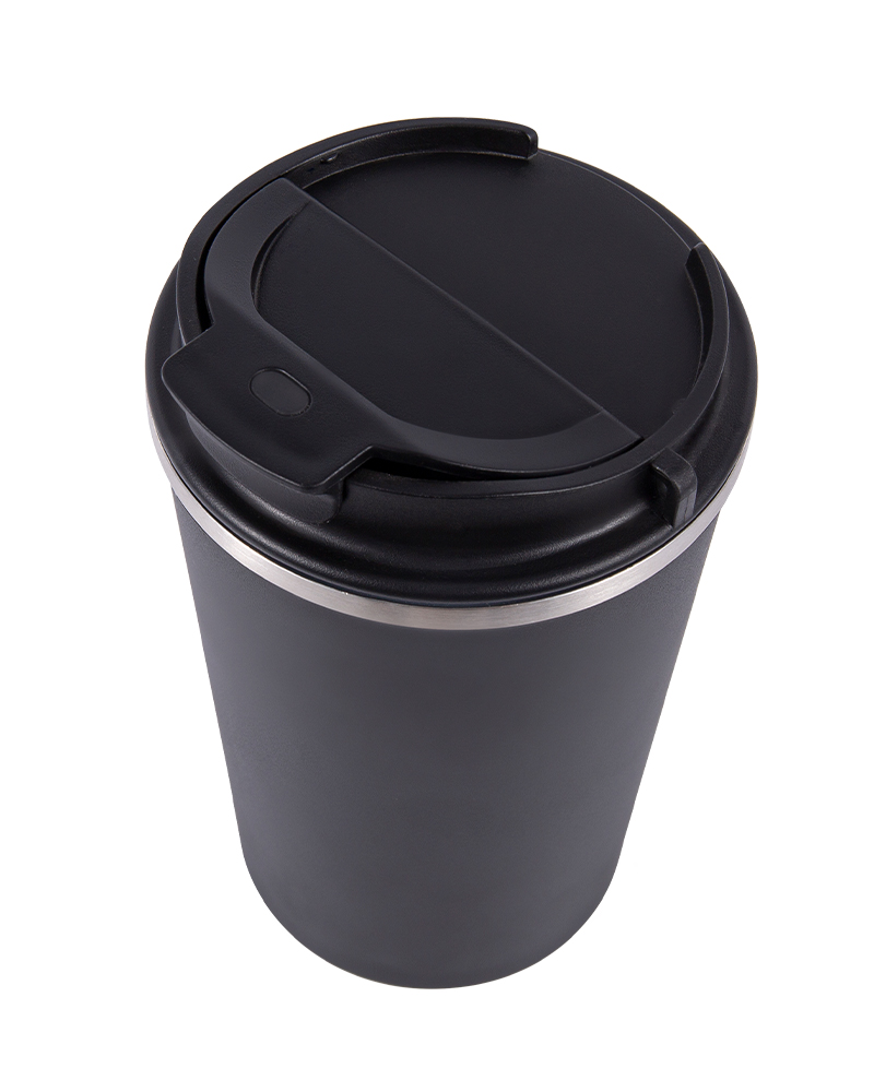 Taza de café sencilla de acero inoxidable 304 con revestimiento interior aislado