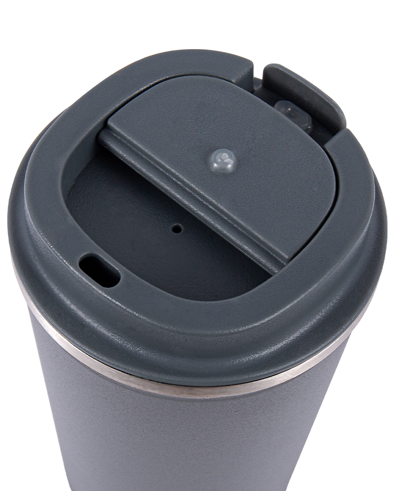 Taza de café sencilla de acero inoxidable 304 con revestimiento interior aislado