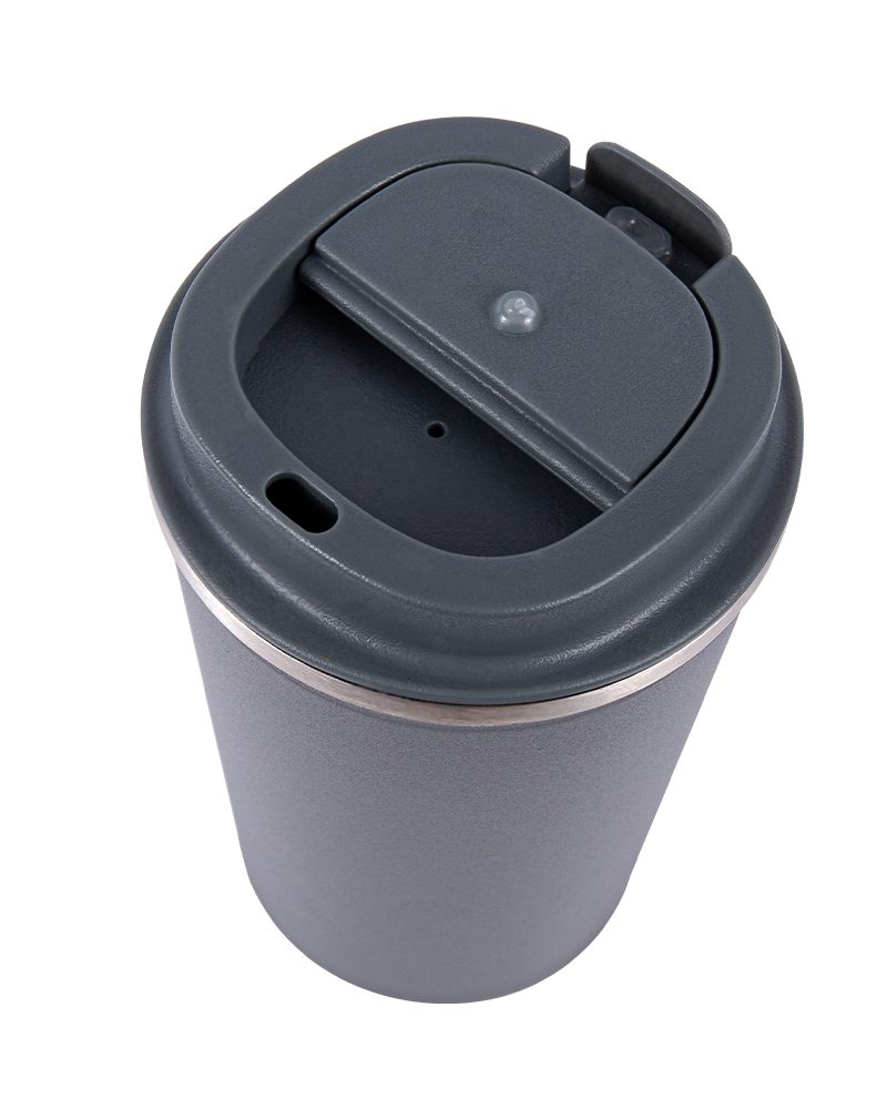 Taza de café sencilla de acero inoxidable 304 con revestimiento interior aislado